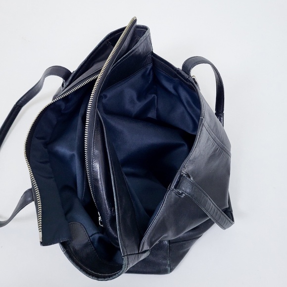 Coach Chelsea Leather Handbag black shoulder bag straps handles purse tote - Picture 13 of 16